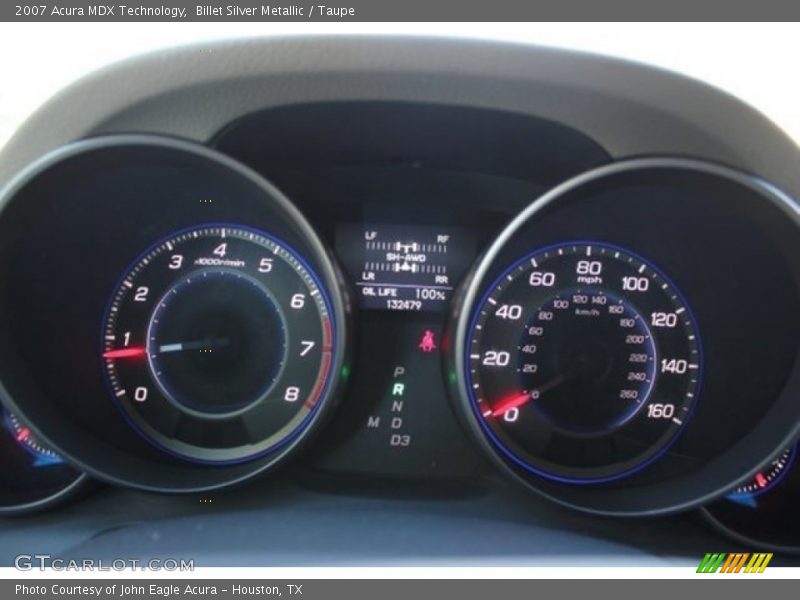 Billet Silver Metallic / Taupe 2007 Acura MDX Technology