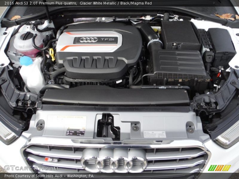  2016 S3 2.0T Premium Plus quattro Engine - 2.0 Liter Turbocharged FSI DOHC 16-Valve VVT 4 Cylinder