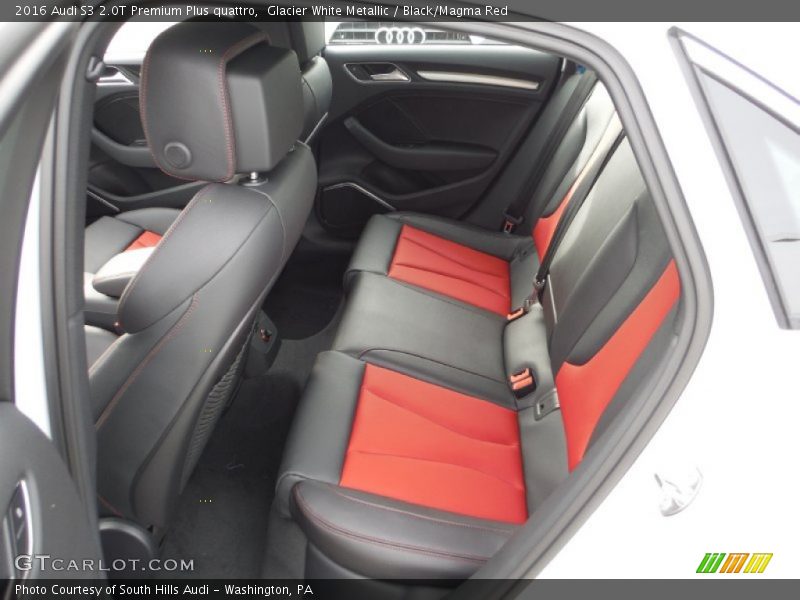 Rear Seat of 2016 S3 2.0T Premium Plus quattro