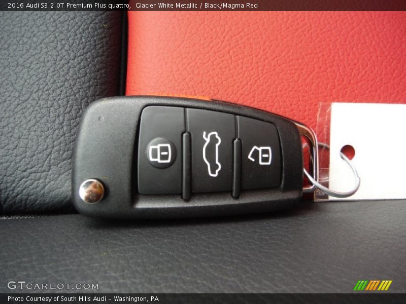 Keys of 2016 S3 2.0T Premium Plus quattro