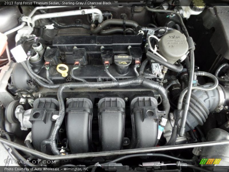 Sterling Gray / Charcoal Black 2013 Ford Focus Titanium Sedan