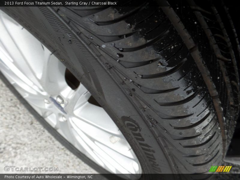 Sterling Gray / Charcoal Black 2013 Ford Focus Titanium Sedan