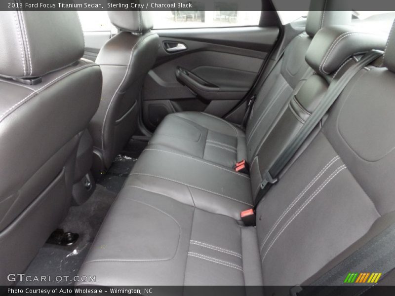 Sterling Gray / Charcoal Black 2013 Ford Focus Titanium Sedan
