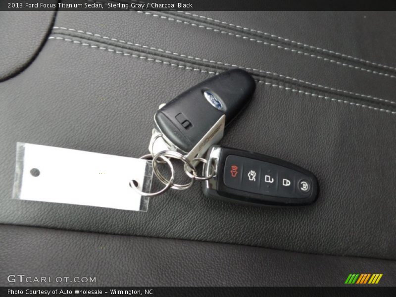 Sterling Gray / Charcoal Black 2013 Ford Focus Titanium Sedan
