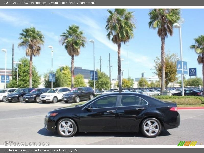 Crystal Black Pearl / Parchment 2013 Acura TSX Technology