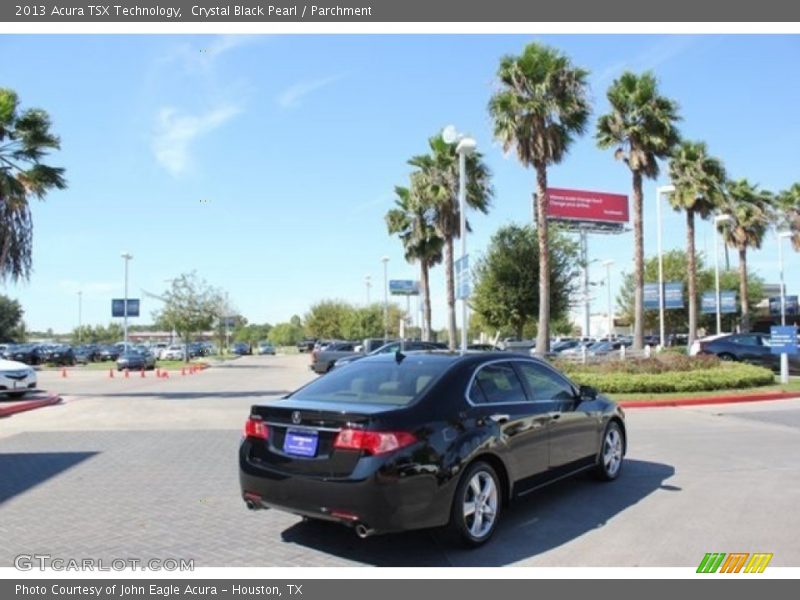 Crystal Black Pearl / Parchment 2013 Acura TSX Technology