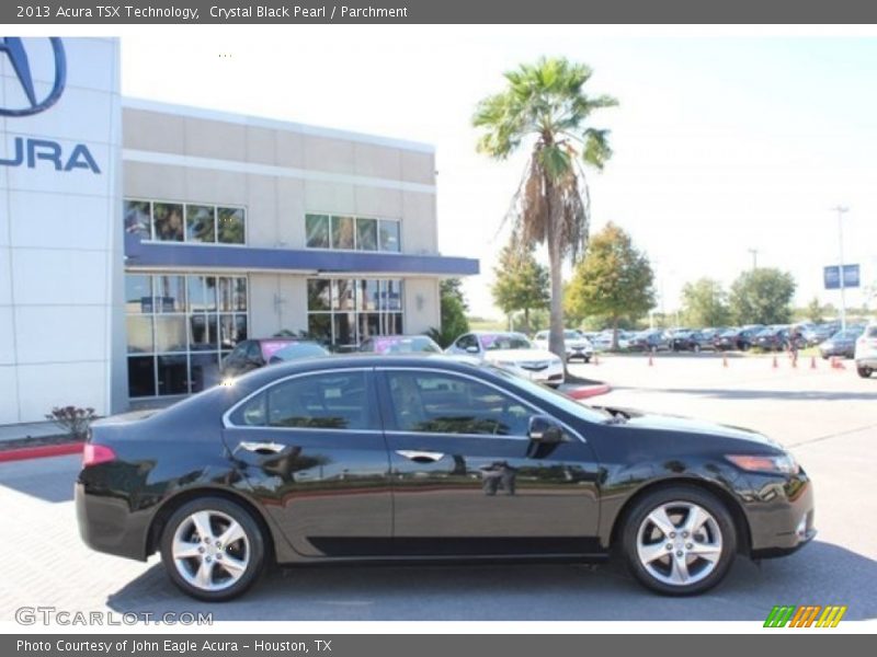 Crystal Black Pearl / Parchment 2013 Acura TSX Technology