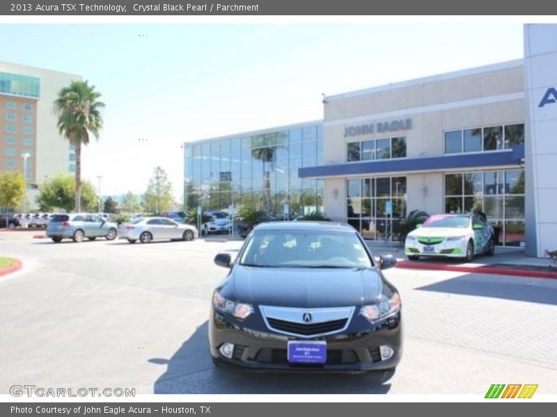 Crystal Black Pearl / Parchment 2013 Acura TSX Technology