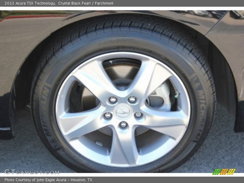 Crystal Black Pearl / Parchment 2013 Acura TSX Technology