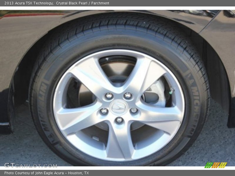 Crystal Black Pearl / Parchment 2013 Acura TSX Technology