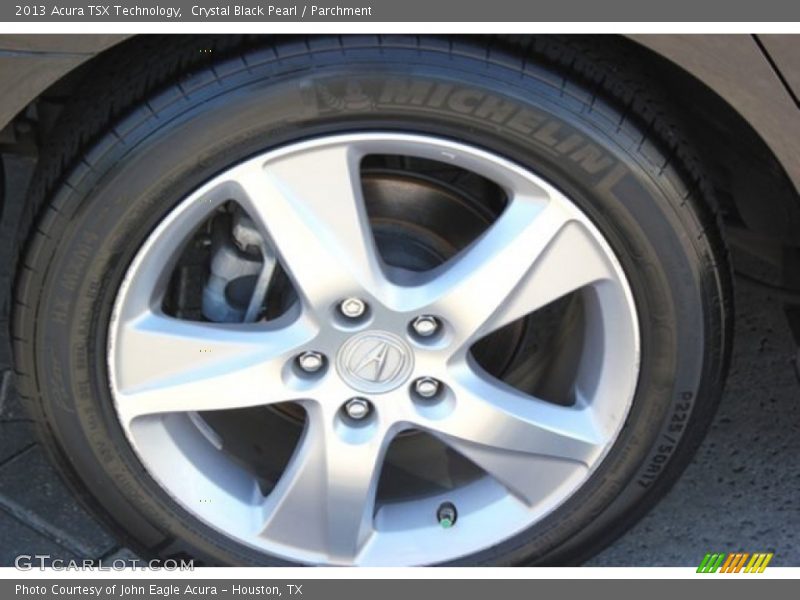 Crystal Black Pearl / Parchment 2013 Acura TSX Technology