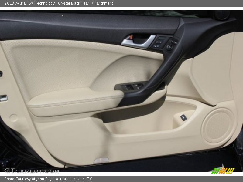 Crystal Black Pearl / Parchment 2013 Acura TSX Technology