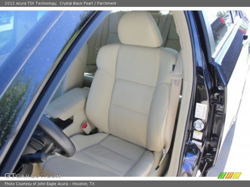 Crystal Black Pearl / Parchment 2013 Acura TSX Technology
