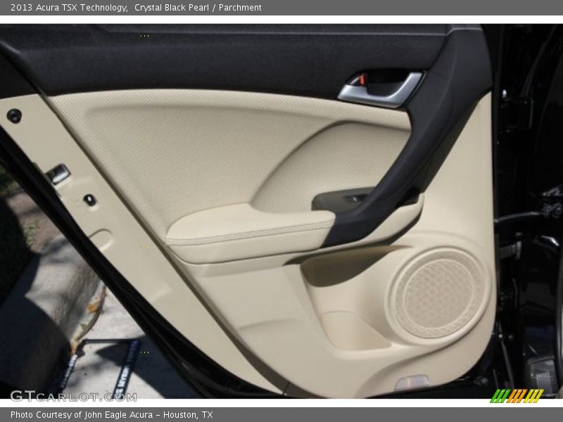 Crystal Black Pearl / Parchment 2013 Acura TSX Technology