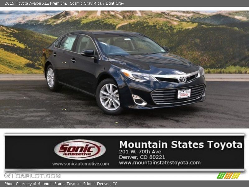 Cosmic Gray Mica / Light Gray 2015 Toyota Avalon XLE Premium