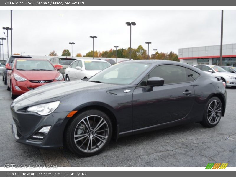 Asphalt / Black/Red Accents 2014 Scion FR-S