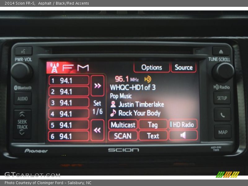 Asphalt / Black/Red Accents 2014 Scion FR-S