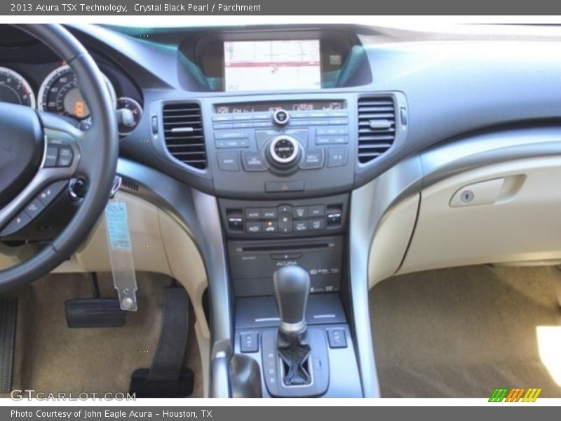 Crystal Black Pearl / Parchment 2013 Acura TSX Technology