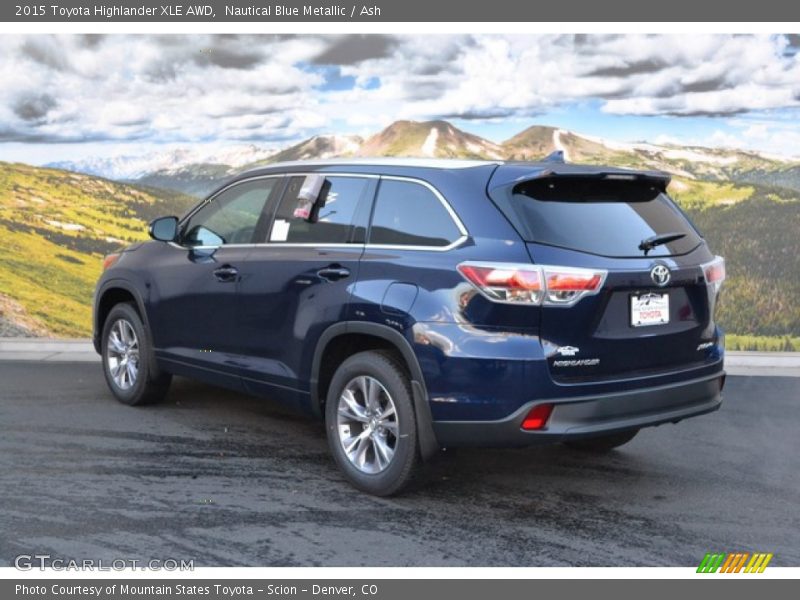  2015 Highlander XLE AWD Nautical Blue Metallic