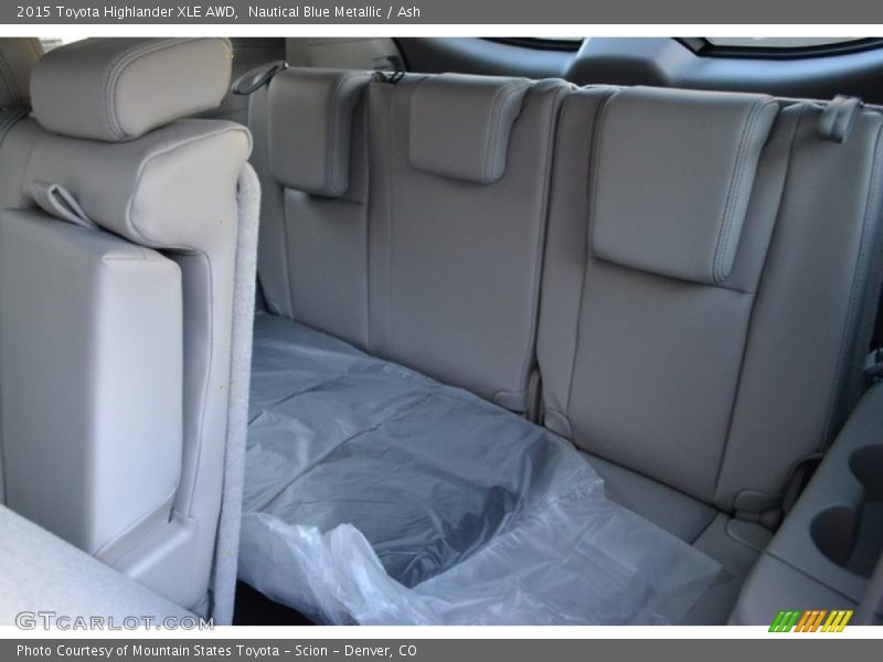 Nautical Blue Metallic / Ash 2015 Toyota Highlander XLE AWD