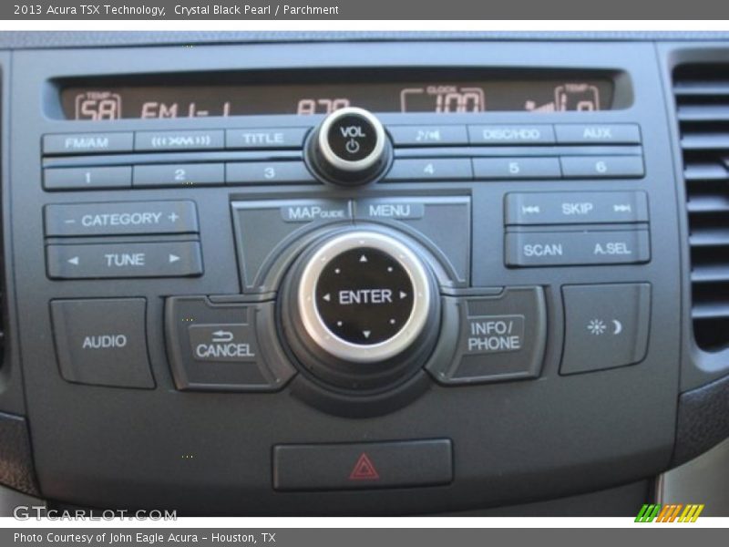 Crystal Black Pearl / Parchment 2013 Acura TSX Technology