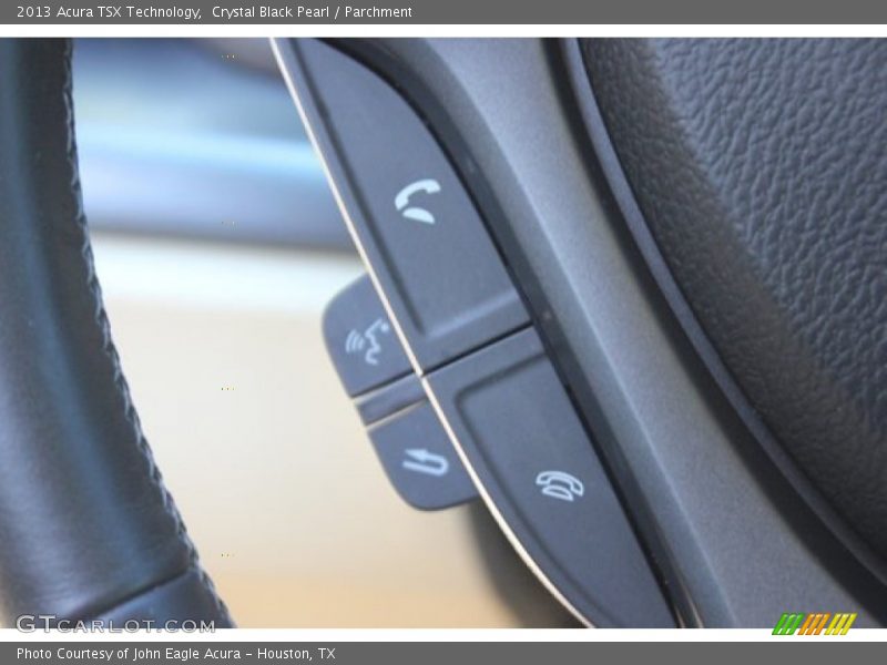 Crystal Black Pearl / Parchment 2013 Acura TSX Technology