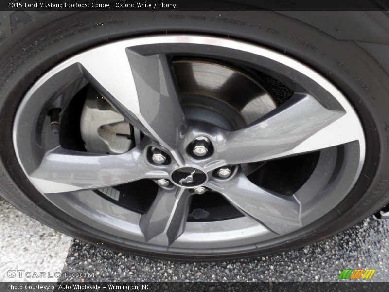 Oxford White / Ebony 2015 Ford Mustang EcoBoost Coupe