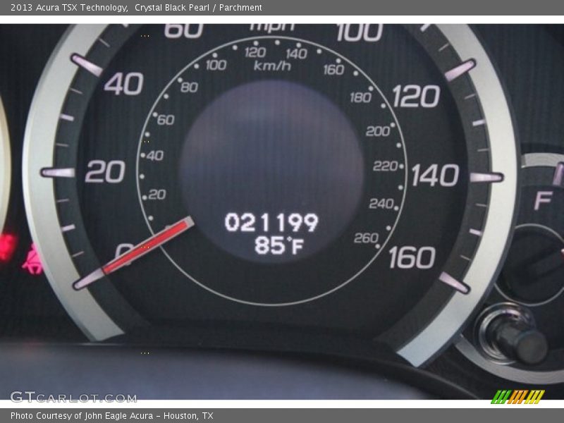 Crystal Black Pearl / Parchment 2013 Acura TSX Technology