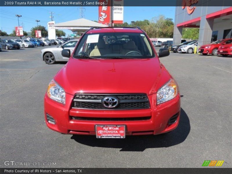 Barcelona Red Metallic / Sand Beige 2009 Toyota RAV4 I4