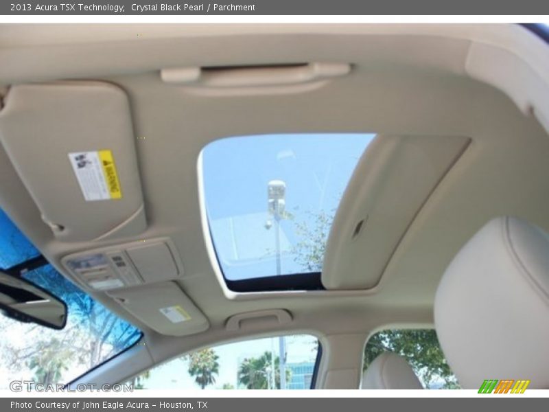Crystal Black Pearl / Parchment 2013 Acura TSX Technology