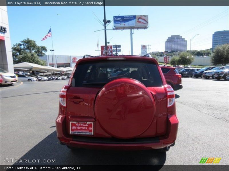 Barcelona Red Metallic / Sand Beige 2009 Toyota RAV4 I4