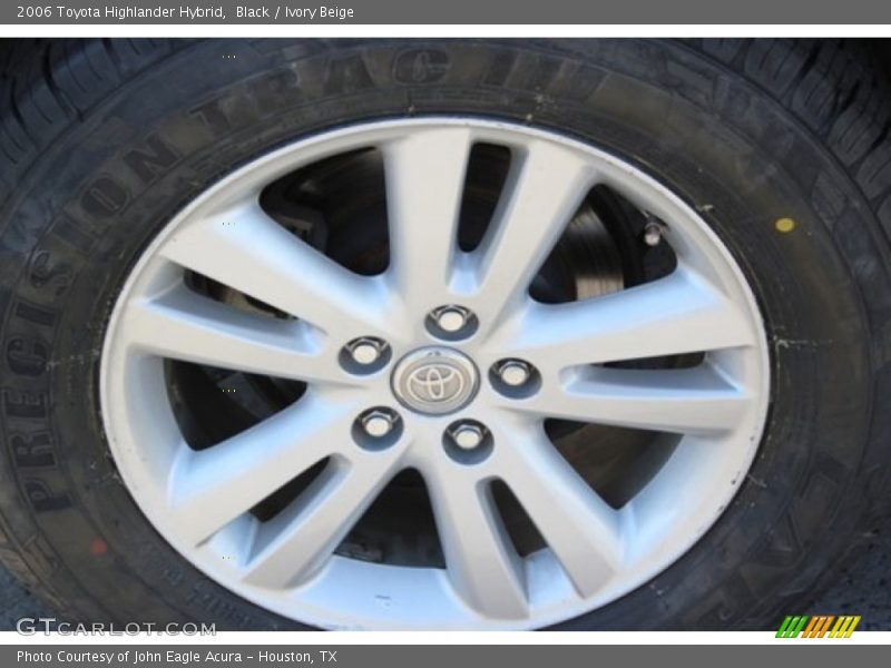 Black / Ivory Beige 2006 Toyota Highlander Hybrid