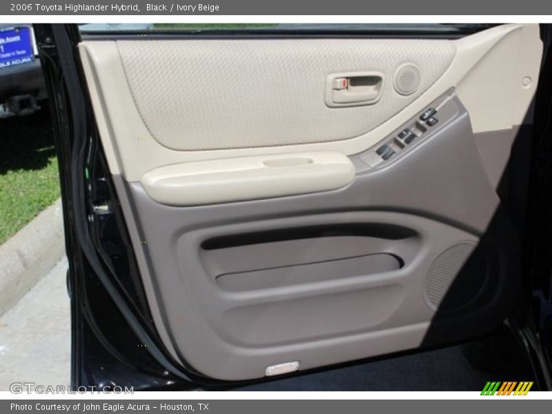 Black / Ivory Beige 2006 Toyota Highlander Hybrid