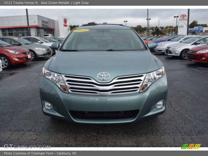 Aloe Green Metallic / Light Gray 2011 Toyota Venza I4