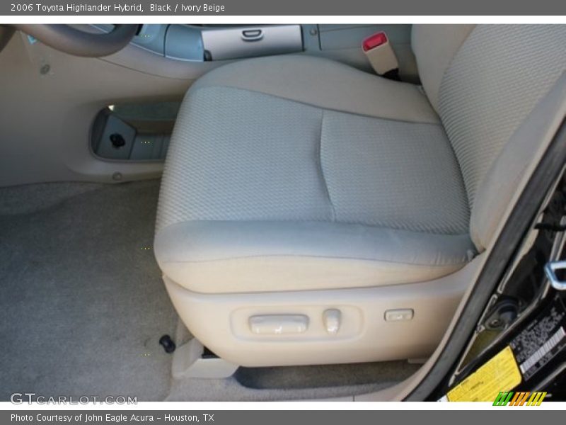 Black / Ivory Beige 2006 Toyota Highlander Hybrid