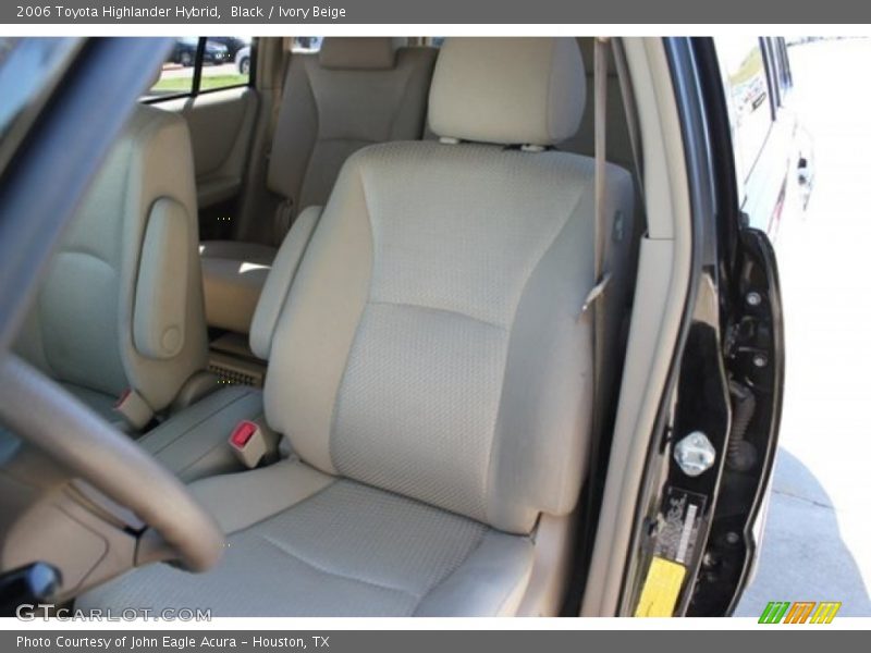 Black / Ivory Beige 2006 Toyota Highlander Hybrid
