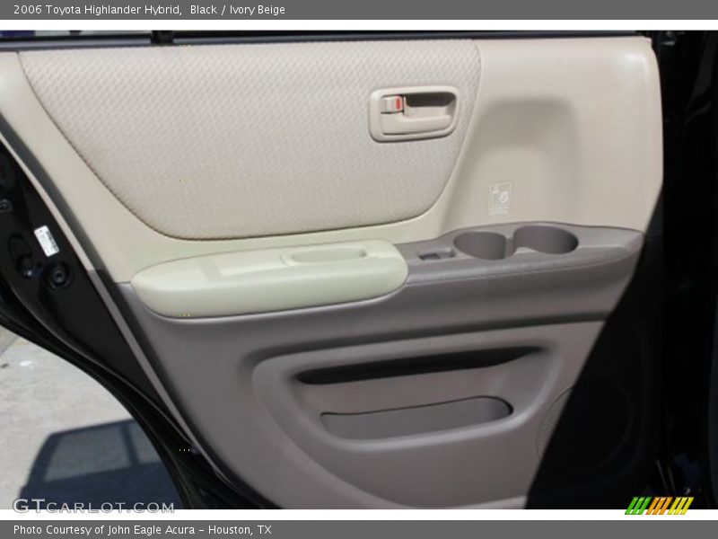 Black / Ivory Beige 2006 Toyota Highlander Hybrid