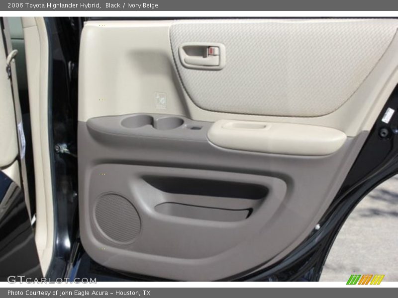 Black / Ivory Beige 2006 Toyota Highlander Hybrid