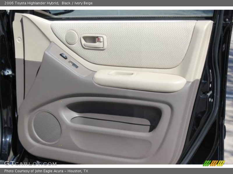 Black / Ivory Beige 2006 Toyota Highlander Hybrid
