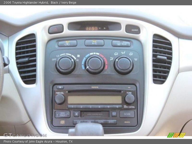 Black / Ivory Beige 2006 Toyota Highlander Hybrid
