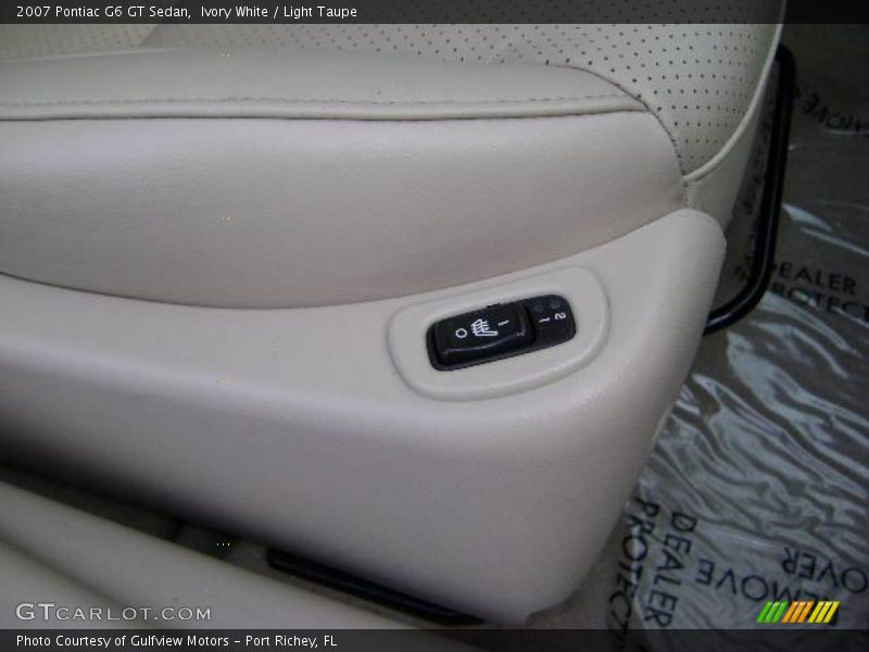 Ivory White / Light Taupe 2007 Pontiac G6 GT Sedan