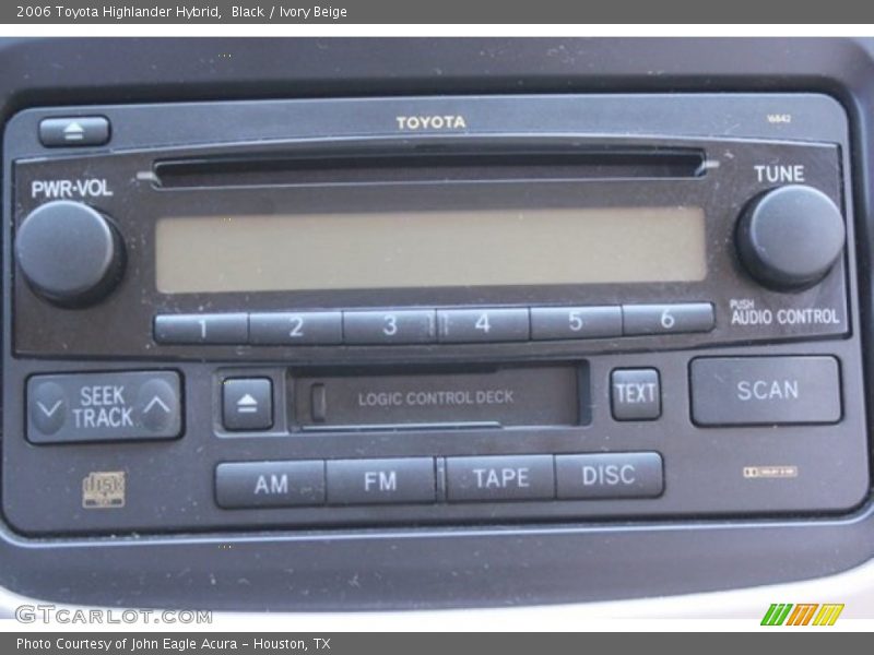 Black / Ivory Beige 2006 Toyota Highlander Hybrid