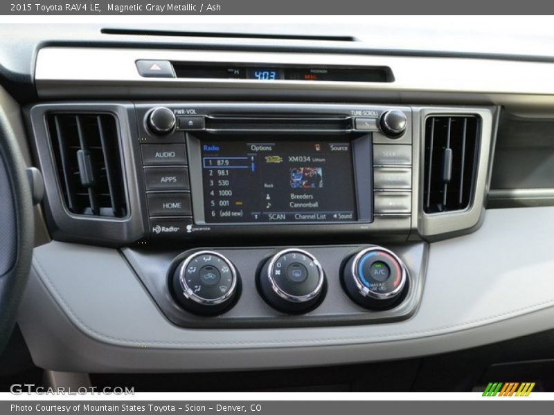 Magnetic Gray Metallic / Ash 2015 Toyota RAV4 LE