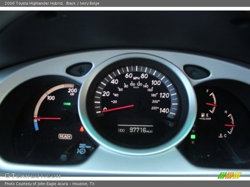 Black / Ivory Beige 2006 Toyota Highlander Hybrid