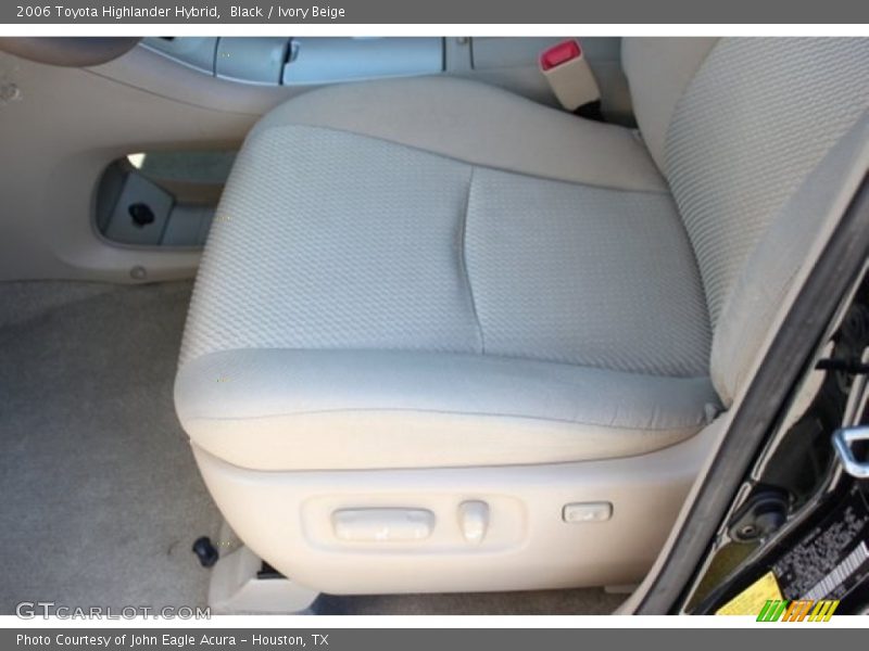 Black / Ivory Beige 2006 Toyota Highlander Hybrid