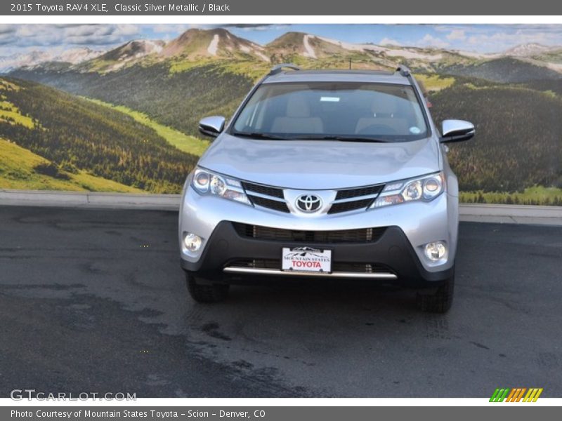 Classic Silver Metallic / Black 2015 Toyota RAV4 XLE
