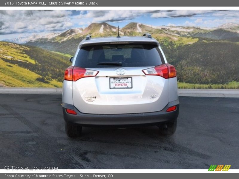 Classic Silver Metallic / Black 2015 Toyota RAV4 XLE