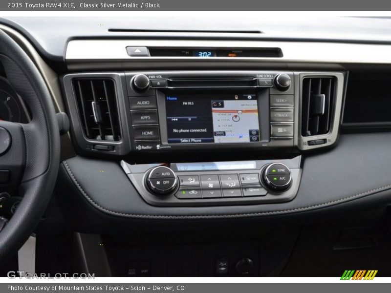 Classic Silver Metallic / Black 2015 Toyota RAV4 XLE