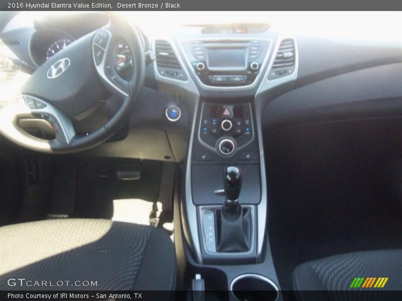 Desert Bronze / Black 2016 Hyundai Elantra Value Edition