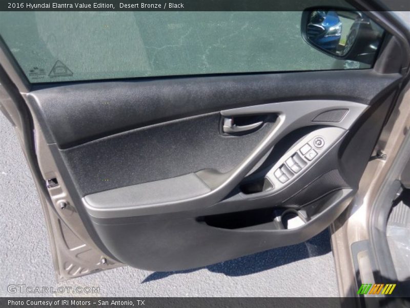 Desert Bronze / Black 2016 Hyundai Elantra Value Edition